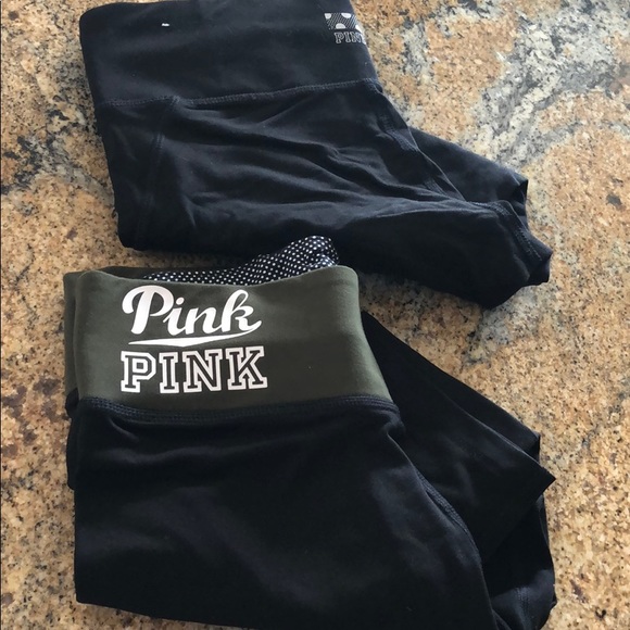 PINK Victoria's Secret Pants - Bundle cropped leggings